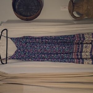 Boho Spell Floral Midi Dress Slip Style Gypsy